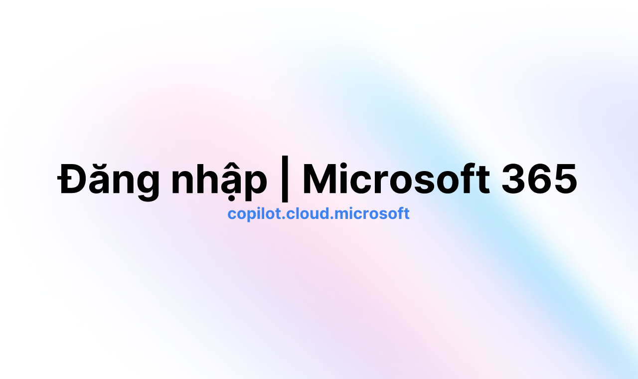 Đăng nhập | Microsoft 365